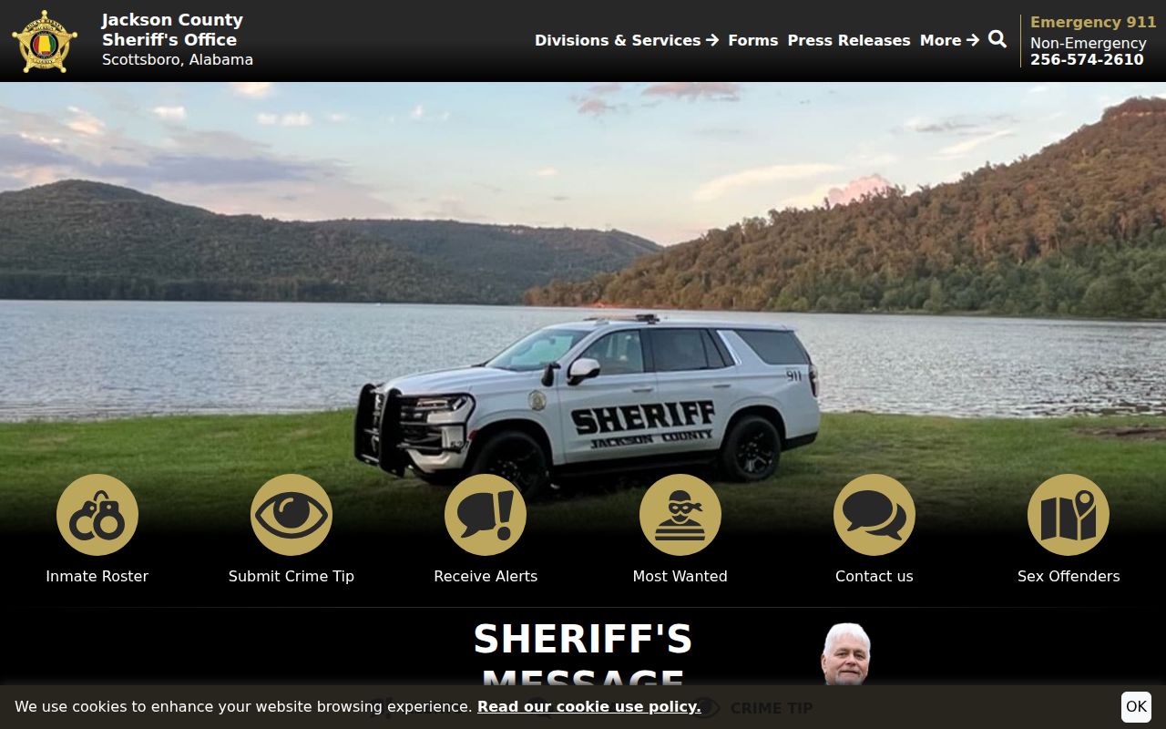 Jackson County Sheriff's Office arrest and jail records gateway